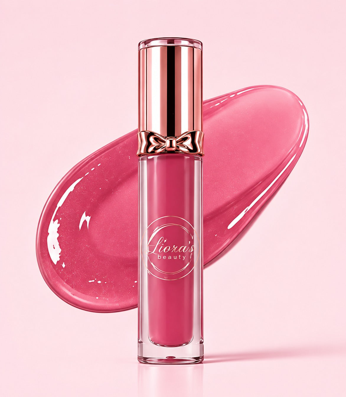 Signature Lipgloss with pink gloss swatch